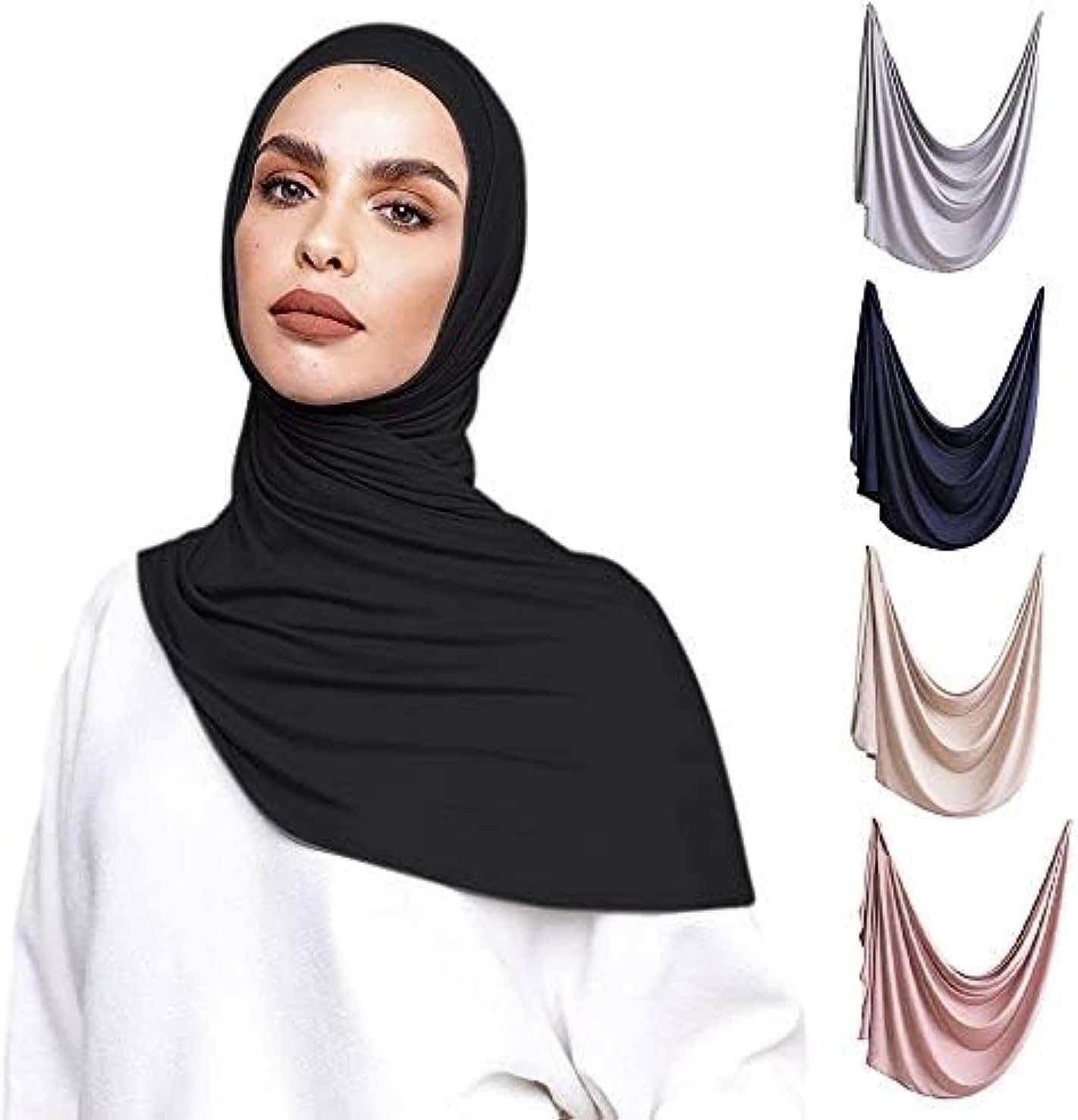 VOILE CHIC Instant Hijab Scarf for Women - Premium Jersey Head Scarf Wrap - Made in Turkey