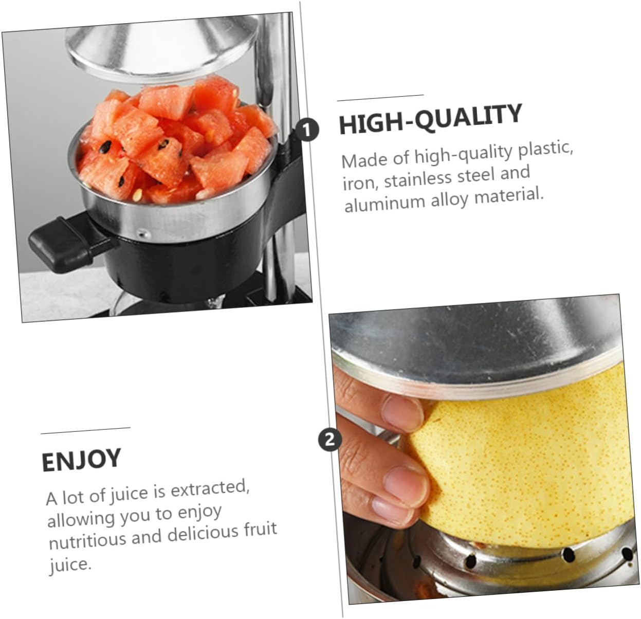 Ciieeo Handheld Fruit Extractor Manual Juicer Press No Electricity Easy to Clean for Lemon Orange Citrus