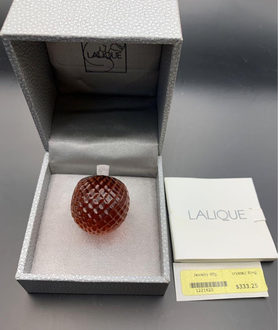 Amazon.co.jp: ラリック Lalique リング 指輪 レッド アクセサリー 13 