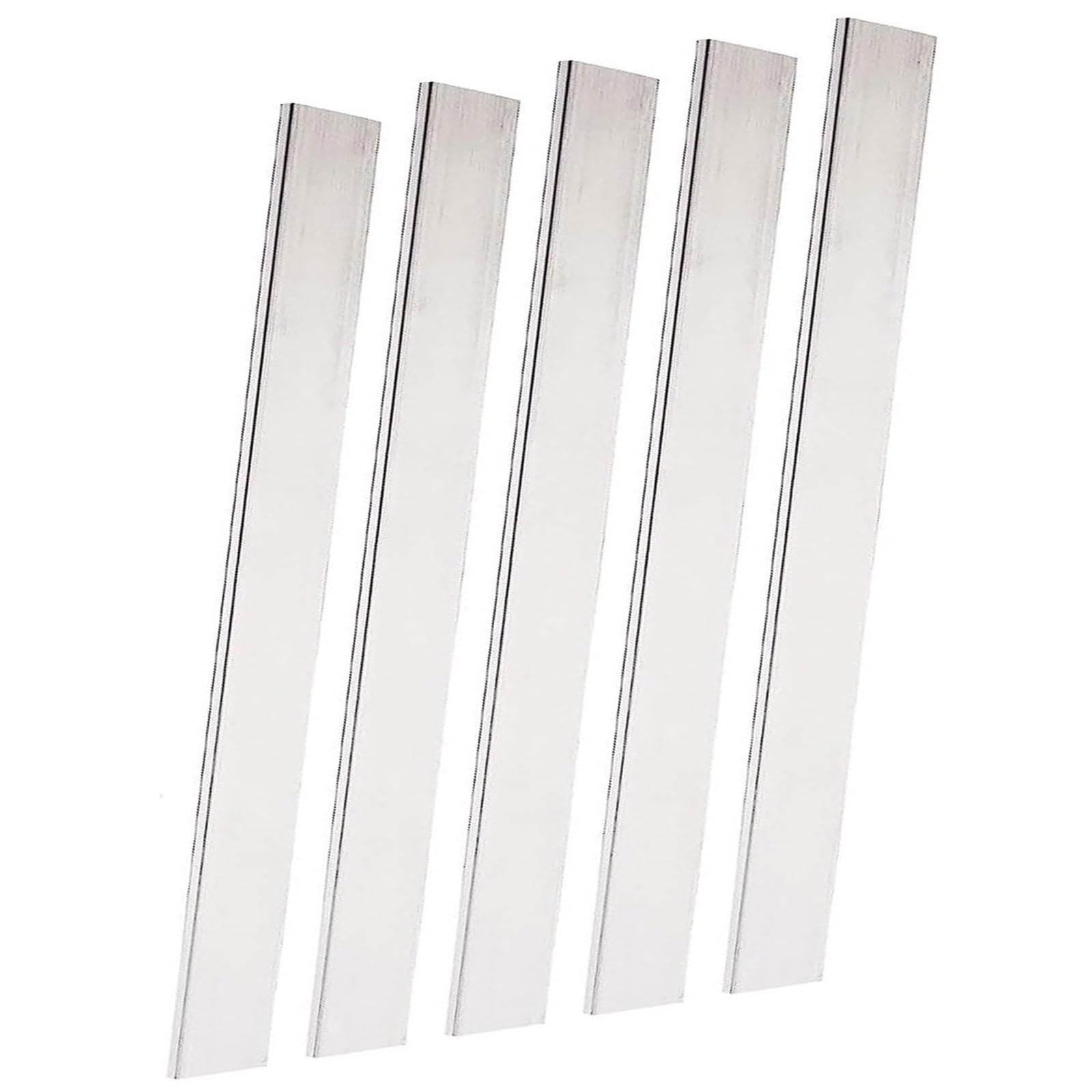 5 szt. Płaskownika aluminiowego 6061 - kwadratowa płyta aluminiowa o grubości 2 mm dla rzemiosła i przemysłu(2x20x500mm)