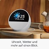 Amazon Echo Spot (neueste generation), smarter Wecker mit sattem Klang, Schwarz, mit Alexa+ Early Access - 3