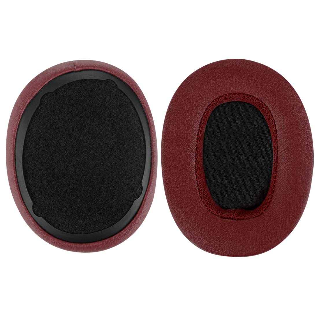 Geekria QuickFit Replacement Ear Pads for Skullcandy Venue Wireless ANC Headphones, Repair Parts (Deep Red)
