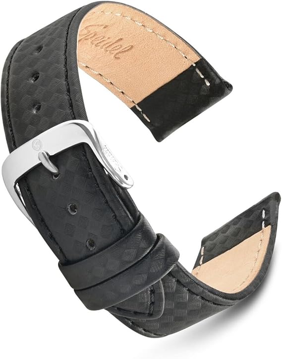 Amazon Speidel本革時計バンドブラックwithカーボンファイバーメンズ交換用ストラップ Mm 22 Mm 24 Mm ステンレススチールメタルバックル留め バンドfits Most Watchブランド mm ブラック 時計バンド 腕時計 通販 Amazon Speidel本革時計バンドブラックwithカーボンファイバーメンズ交換用ストラップ Mm 22 Mm 24 Mm ステンレススチールメタルバックル留め バンドfits Most Watchブランド mm ブラック 時計バンド 腕時計 通販