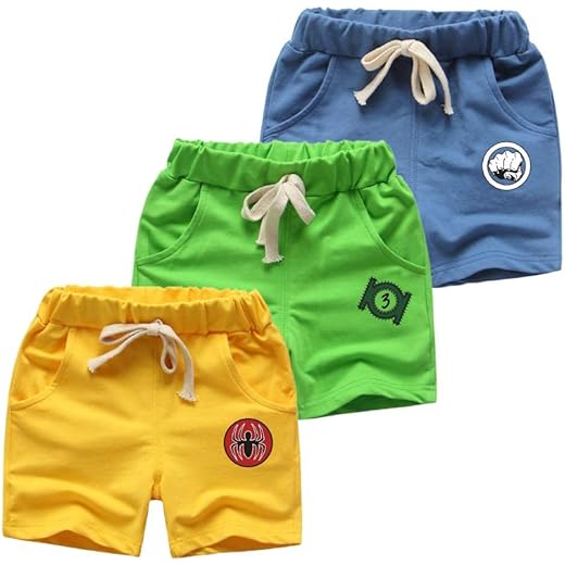 Cotton Printed Summer Shorts - Pack of 3