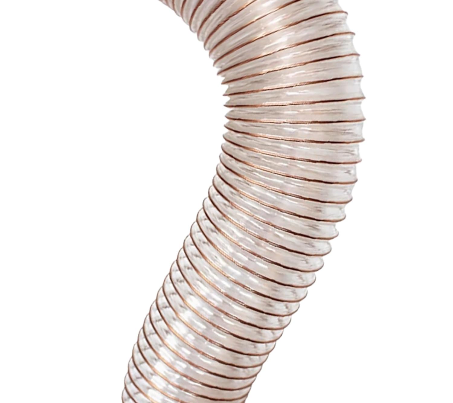 Oaoao One Color Pu Dust Collection Hose, 280Mm Id, 1M Length, Wall Thickness 0.63-2Mm, Flexible Transparent For Industrial Extractor, 1 Pcs(1.5Mm)