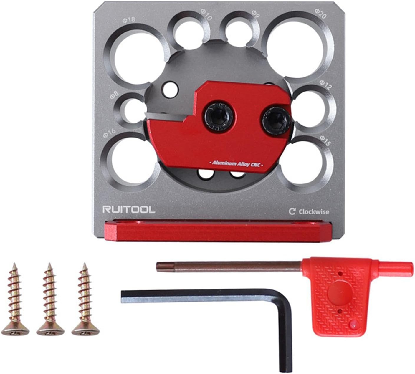 Aluminum Alloy Adjustable Dowel Maker Wood Dowel for Electric Drill Hardwood