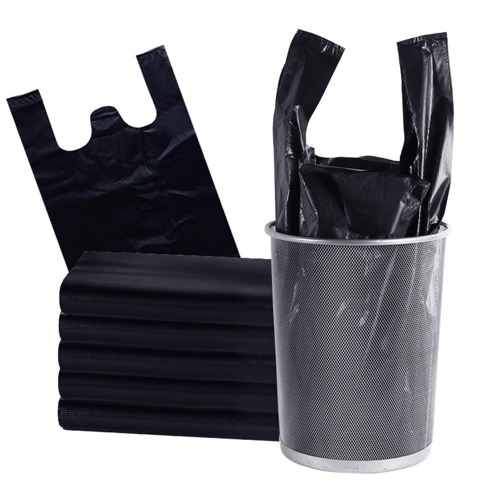 Grand Sac Plastique HY Lot De 400 Sacs En Plastique Noir Uni En
