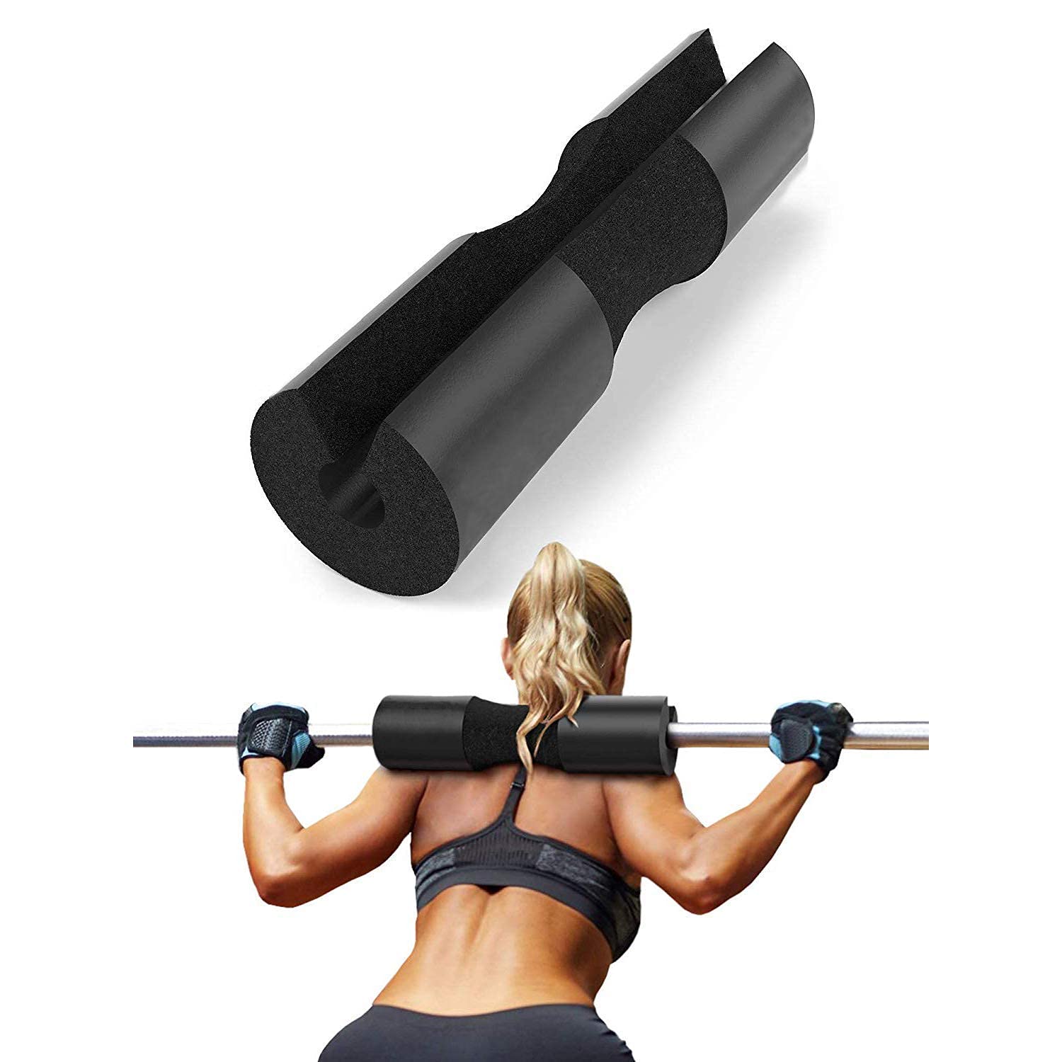 Barbell Squat Neck Rack Cushion Pad Foam Shoulder Pad Neck Back Protective Pad Fitness Padded Foam Barbell Squat for Weightlifting, Hip Thrusts, Gym Weight Lifting Hip Glute Exercises (B0CDH5Z777) Amazon Price History, Amazon Price Tracker