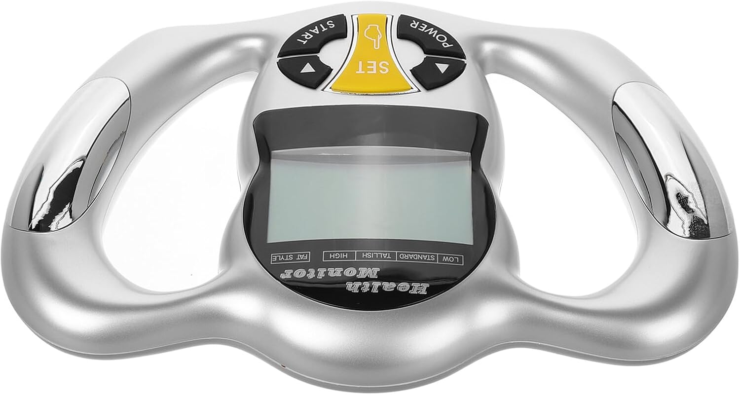 Handheld Body Fat Caliper Measuring Tool with Accurate Bmi Analysis for Weight Management User-Friendly Body Fat Loss Monitor and Health Measurement Device with Detailed Fitness