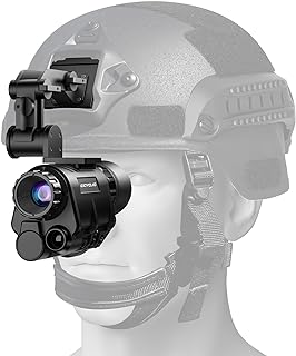 NVG 2K Night Vision Goggles for Adults - PVS-14 Helmet Mounted Night Vision Monocular with 4 Color Modes 4X Magnification, HD Recording & Playback for Hunting Surveillance - GOYOJO