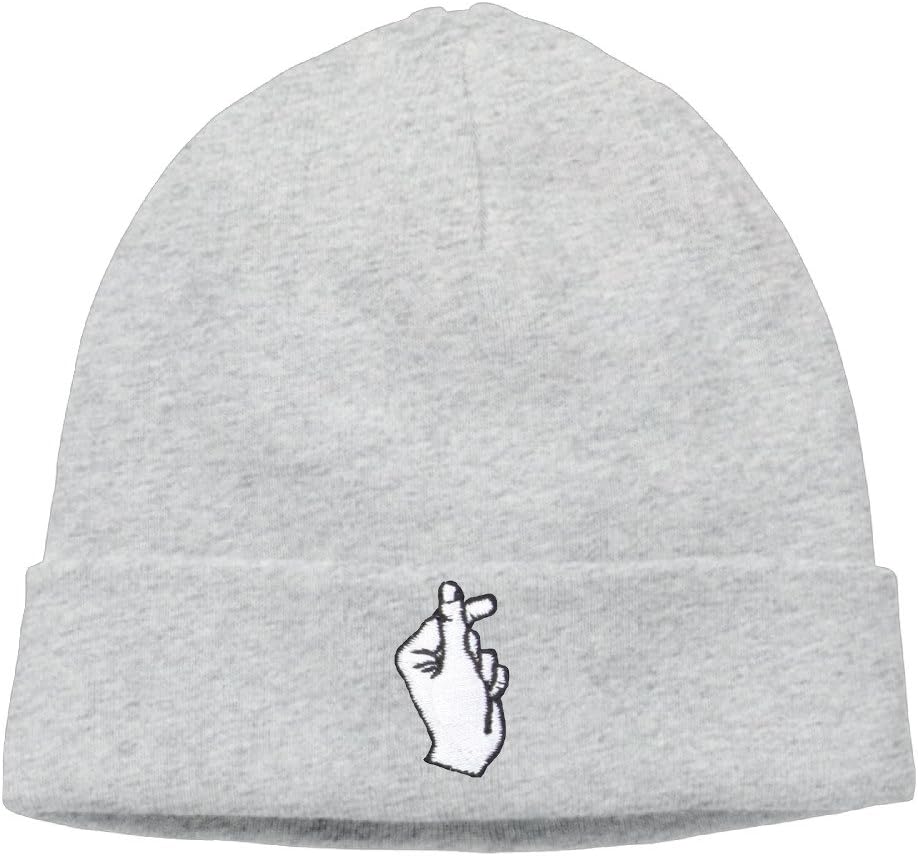 Emmabiga Men/Women Finger Heart Korean Hedging Hat Wool Beanies Cap