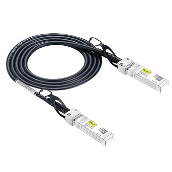 10Gtek 10G SFP+ DAC Twinax Cable, SFP+ to SFP+ Direct Attach Copper Passive for Cisco SFP-H10GB-CU1.5M, Ubiquiti UniFi UC-DAC-SFP+, Meraki, Mikrotik, Fortinet, TP-Link and More, 1.5 Meter5ft