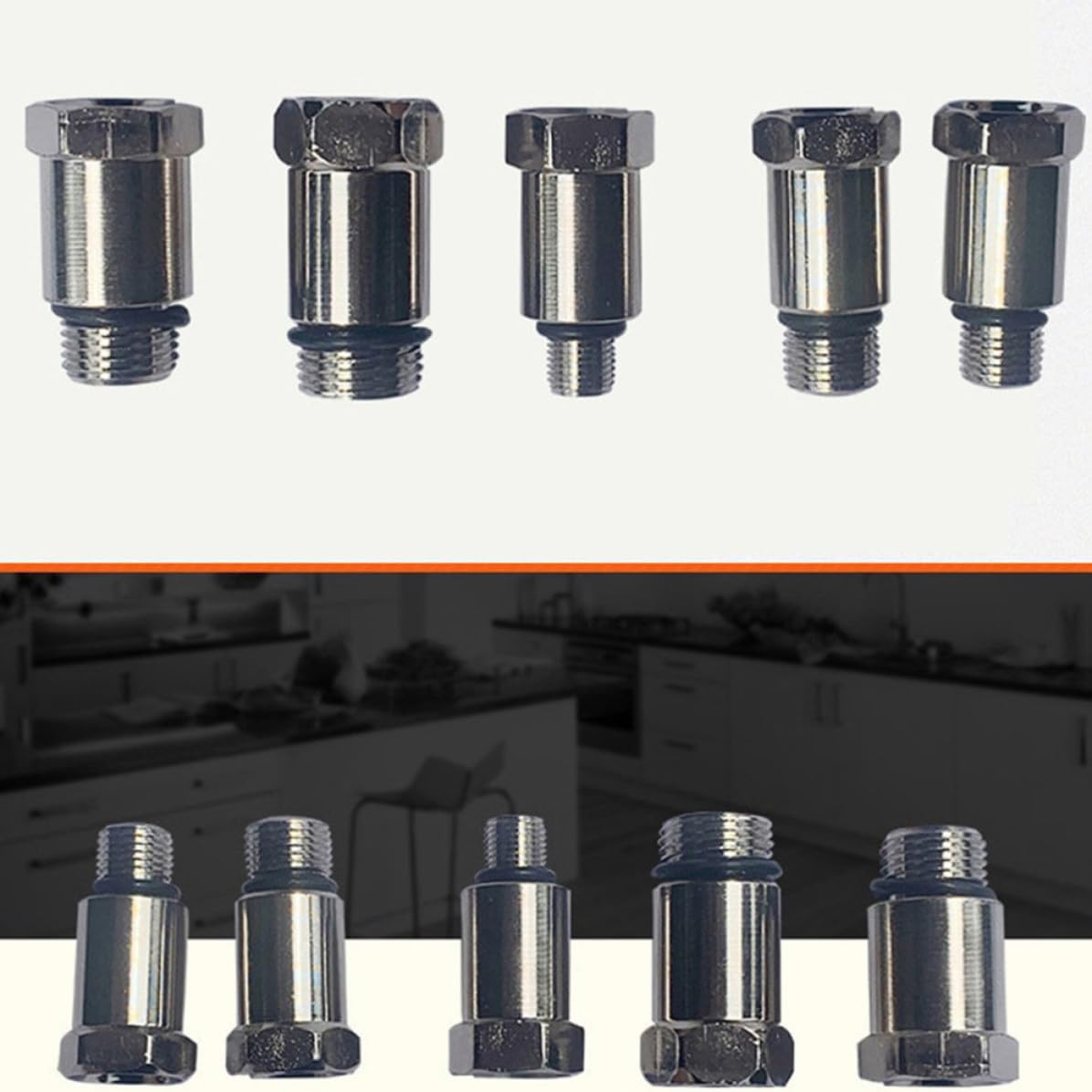 Comprobador de Compresión de Cilindros de Gasolina 0-300 Psi