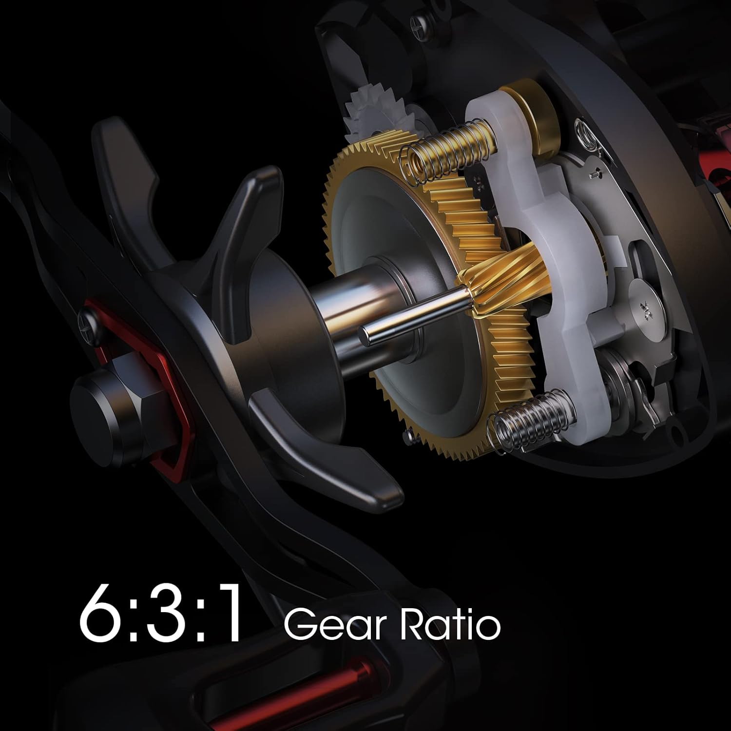 Lixada Fishing Reels, Baitcaster Reel Strong Corrosion Resistance Metal Saltwater Baitcasting Reel with Magnetic Braking System