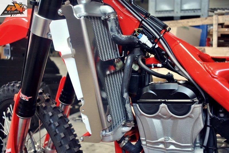 Protection de radiateur AXP en aluminium premium pour Beta RR350 rouge
