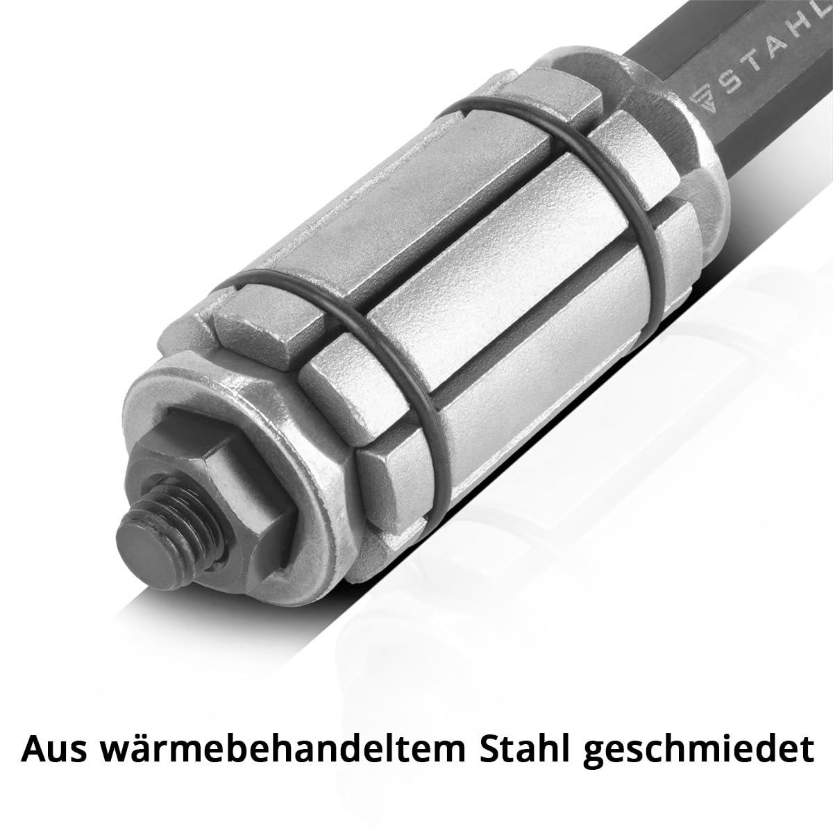 STAHLWERK Set d'évaseurs de tuyau 29-89 mm Ensemble de 3 pièces pour élargisseur de tuyau d'échappement | Expandeur de tuyau | Formeur de tuyau d'échappement | Éclisse de tuyau | Outil pour véhicules