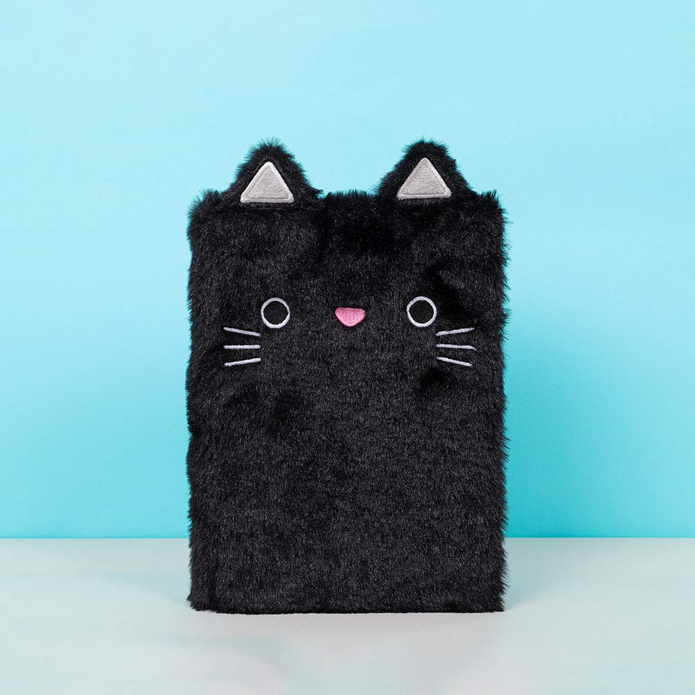 White And Gray Fluffy Furry Kitten Notebook