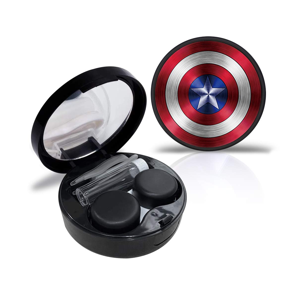 Captain America Contact Lens Case Cute Contact Lens Travel Case Contact