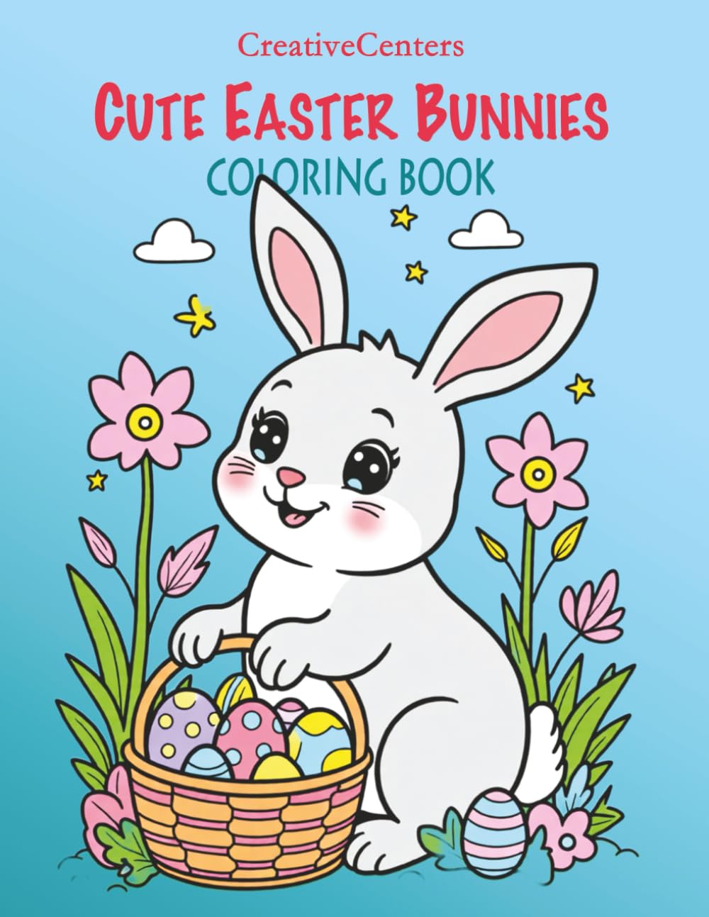 CreativeCenters Cute Easter Bunnies Coloring Book
