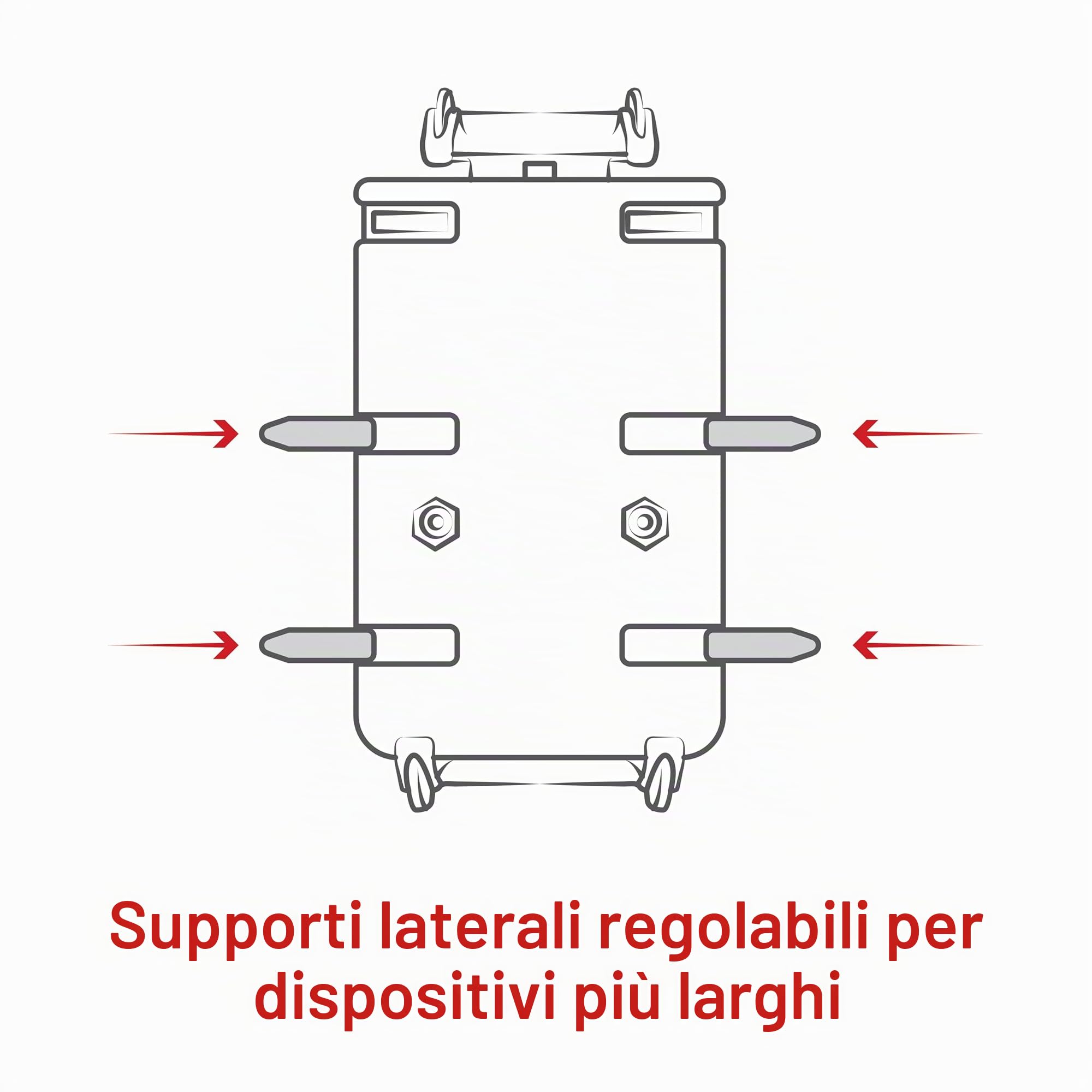 RAM MOUNTS Quick-Grip XL - Supporto per telefono con RAM con cinturino rigido base per manubrio RAP-B-460-A-PD4U per bici e manubrio moto