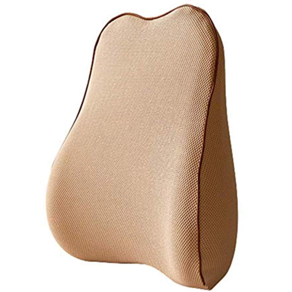 Coussin de soutien lombaire beige XIAOXIA pour chaise de bureau et voiture