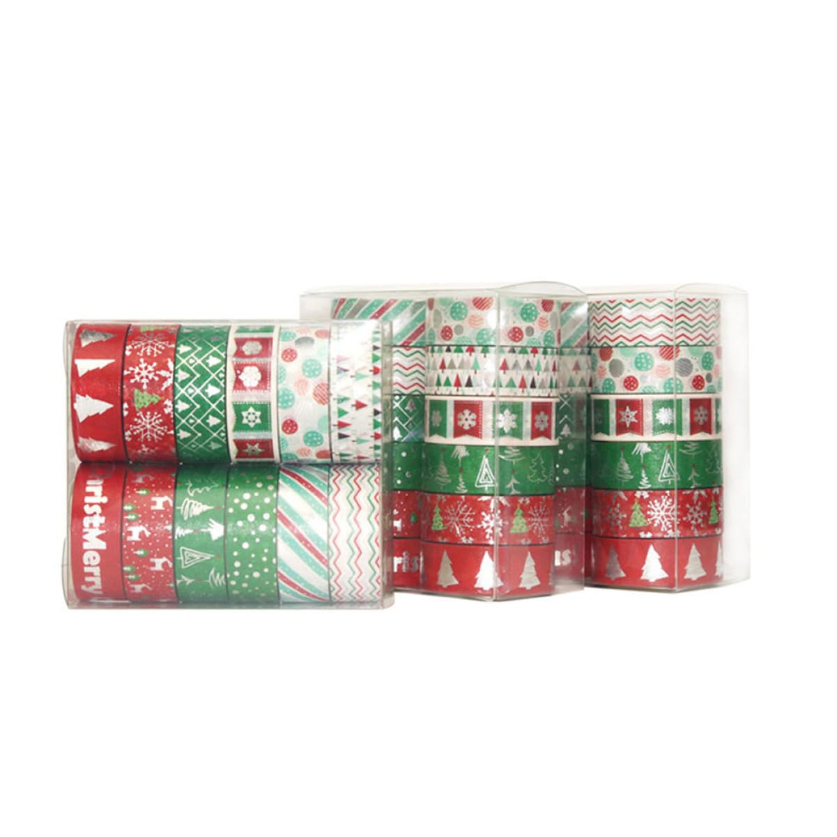 Didiseaon Rollos Linda Cinta De Papel Washi Cinta Adhesiva Washi Cinta De De Fiesta De Navidad Cinta Washi Cinta Decorativa Navideña Salir Adelante por Sí Mismo Árbol De Navidad