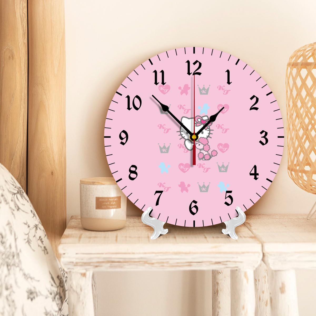 ✨HELLO KITTY ピンク 掛時計 CITIZEN ハローキティ 壁掛け時計 M766