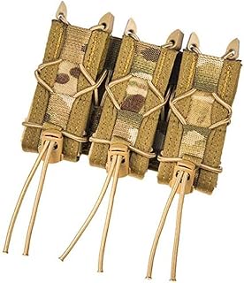 High Speed Gear Triple Pistol Taco MOLLE Mag Pouch, Color Multicam