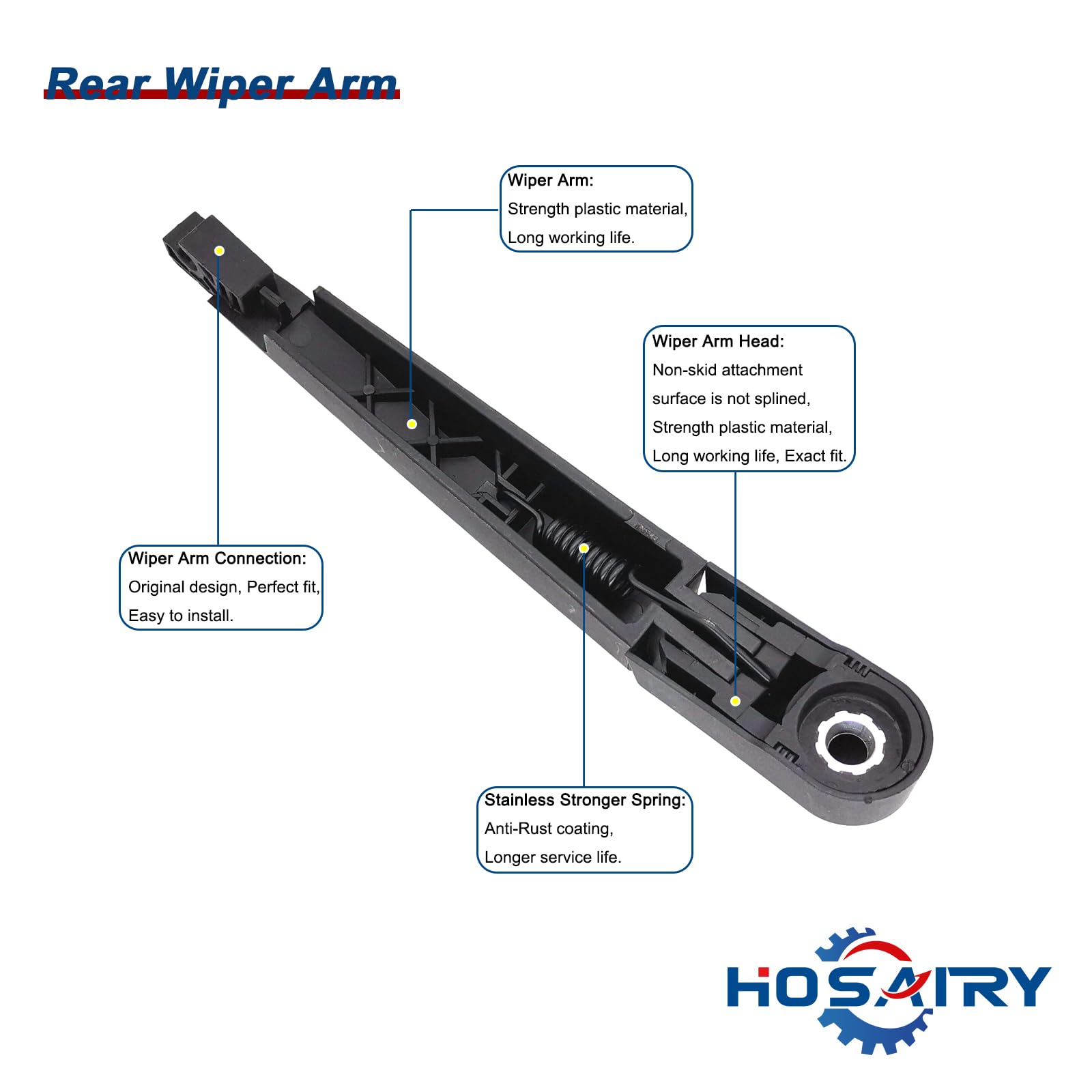 NEW GM OEM 12-15 CHEVY SONIC WIPER- REAR WINDOW ARM- GENERAL MOTORS GMC 95016790 NEW GM OEM 12-15 CHEVY SONIC WIPER- REAR WINDOW ARM- GENERAL MOTORS GMC 95016790