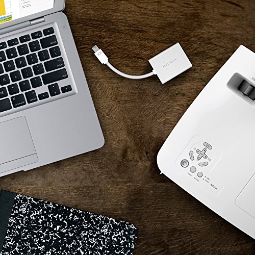 Mini DisplayPort a VGA Macally adaptador de aluminio con acabado premium resistente a interferencias 7