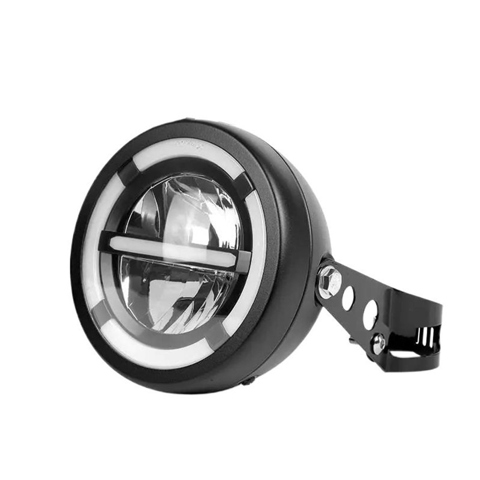 Faro Universal Motocicleta 6,5 Pulgadas LED DRL Haz Alto/bajo Para Bobber Para Choppers Bicicletas Conjunto De Faros
