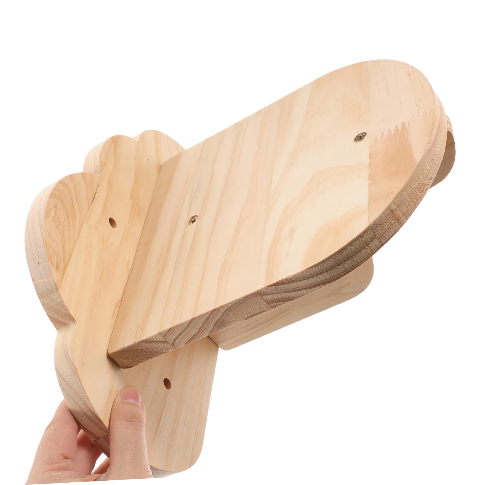 Scala per Gatti e Criceti, Piattaforma in Legno Regolabile | Interno, Salvaspazio, Decorazione da Gabbia, Accessorio Multiuso per Animali Domestici