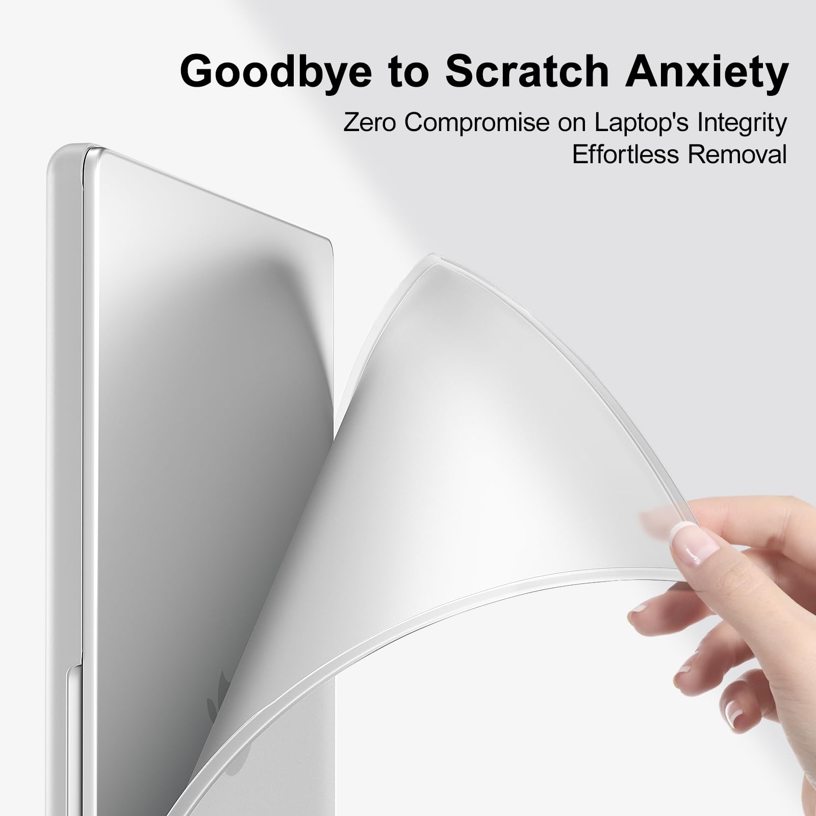 Coque MacBook Air 13,6" M5 M4 M3 M2 2026-2022 A3449 A3240 A3113 A2681 Blanc Mat Plastique + Film Clavier