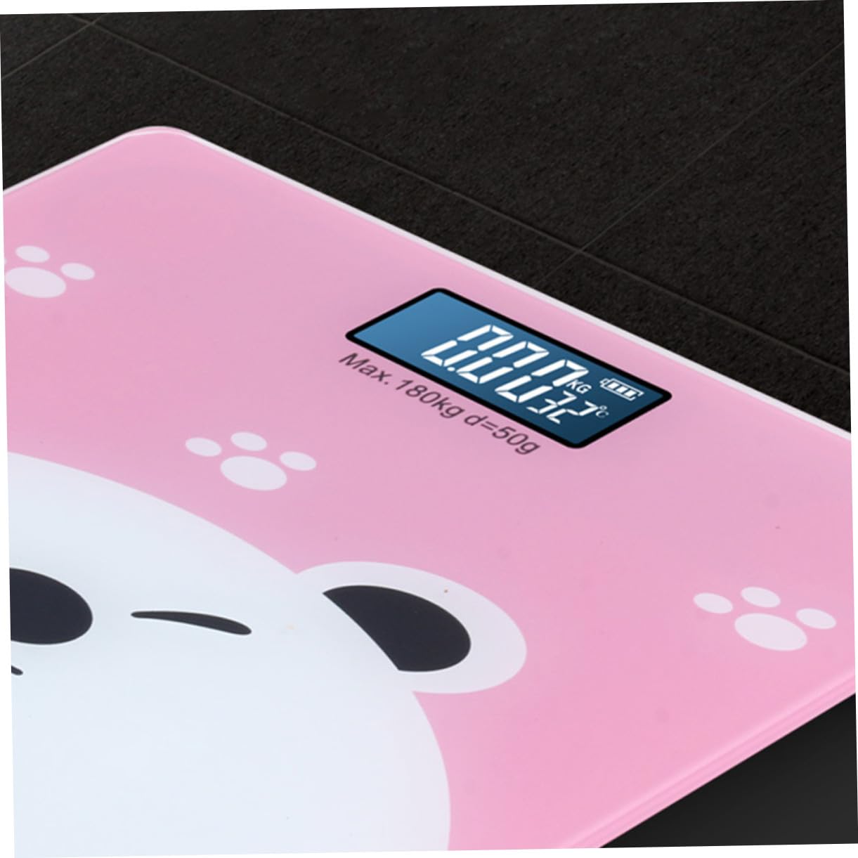 Veemoon Bilancia Digitale per Animali Domestici e Ragazzo Ragazza, Elettronica Sottile Ampio Display Lcd e Rilevatore Temperatura Interna, Portata 180 Kg, Uso Domestico per Ragazzo