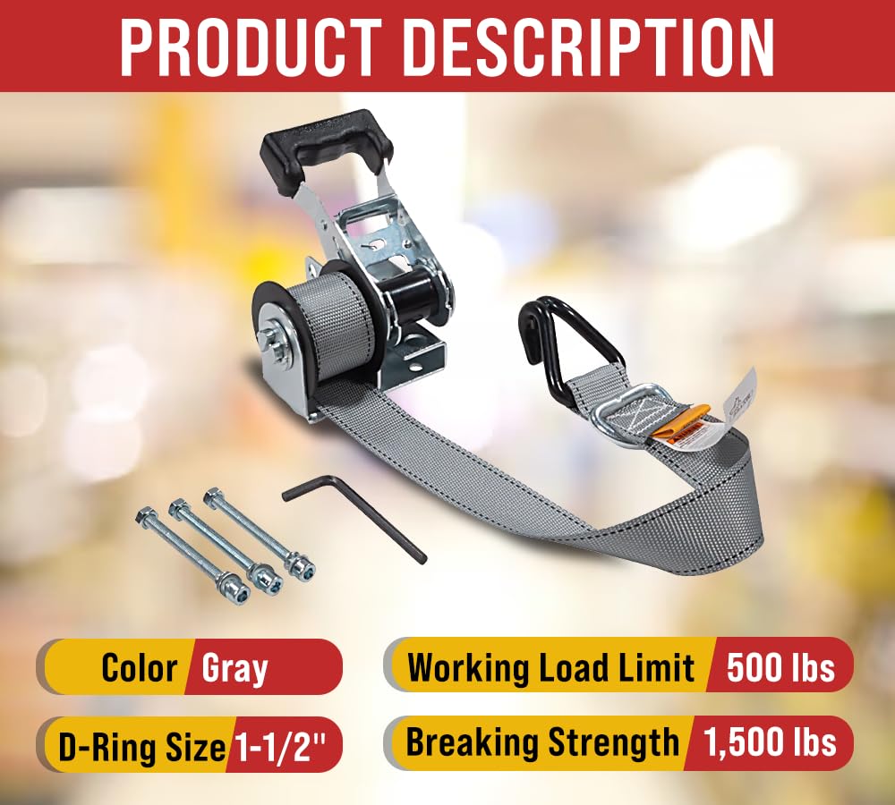 Correa De Amarre Para Estante De Escalera, Correa De Trinquete Para