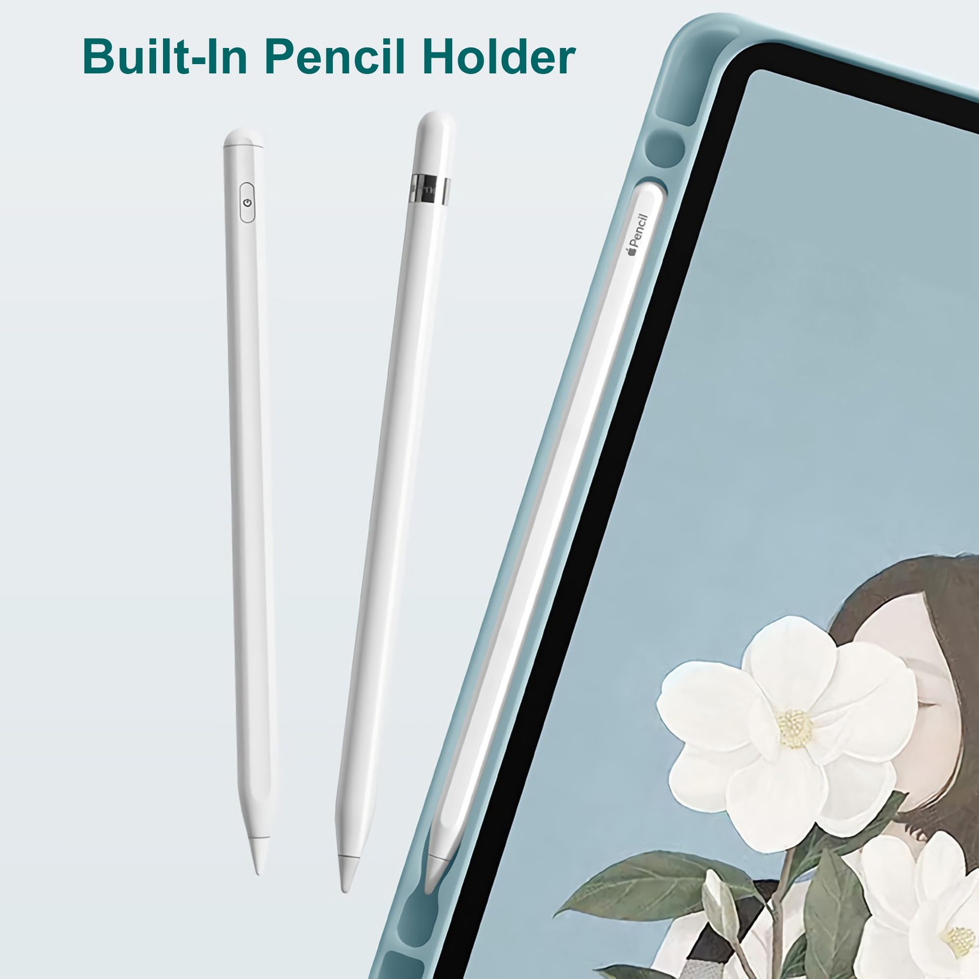 Etui klawiaturowe do Samsung Galaxy Tab S10 Lite 10,9" 2025, podświetlany 7 kolorów, inteligentny panel dotykowy, odłączana magnetyczna klawiatura bezprzewodowa z uchwytem S Pen, ciemna zieleń1
