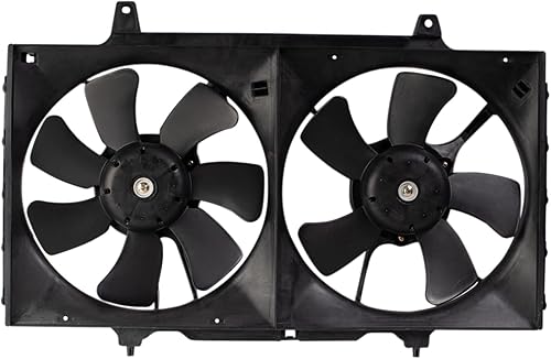 Vista 94 de TRQ Conjunto de ventilador de enfriamiento dual para radiador Compatible con 2004-2006 Lexus ES330 Toyota Camry 2004-2008 Solara LX3115111