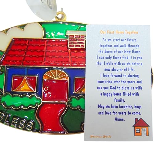 Miniatura 2 de First Home Together - Atrapasoles conmemorativo recuerdo para atrapar el sol, decoración de inauguración de la casa con tarjeta de bendición de la