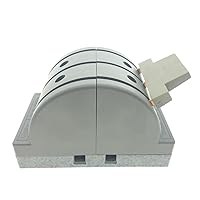 Vista 3 de YXQ 380V 100A 3 Polo Doble Tiro Fuente de Alimentación Control de Seguridad Interruptor Cuchillo Gris