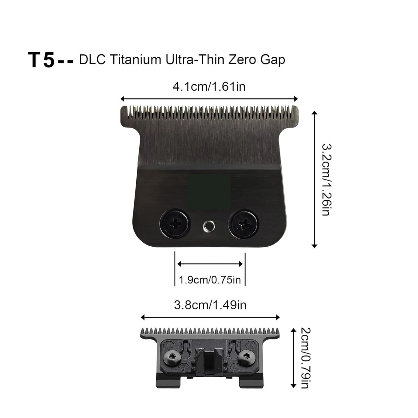 Lame De Tondeuse À Cheveux, Compatible Avec WMARK,T5B, Compatible Avec BaByliss,FX787 FX726, Accessoires De Remplacement De Tondeuse, Tête De Coupe DLC