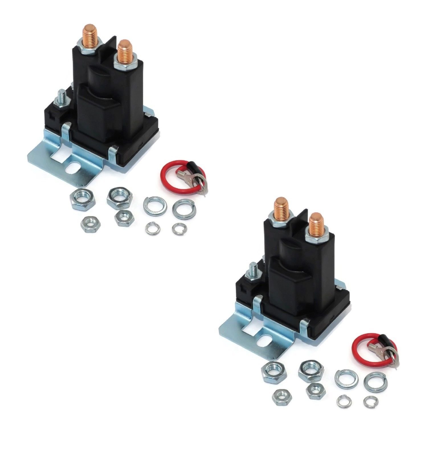 The ROP Shop (2) Relay SOLENOIDS for Western 56131K for Buyers SAM 1306310 4 Post w/Hardware