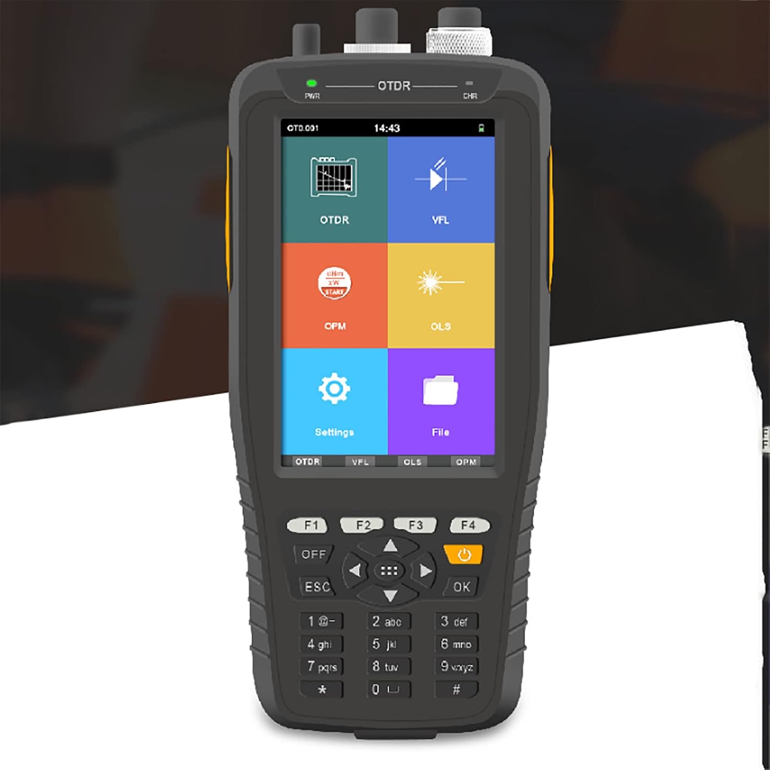 Optic Fiber OTDR Tester, Optical Time Domain Reflectometer with 2 ...