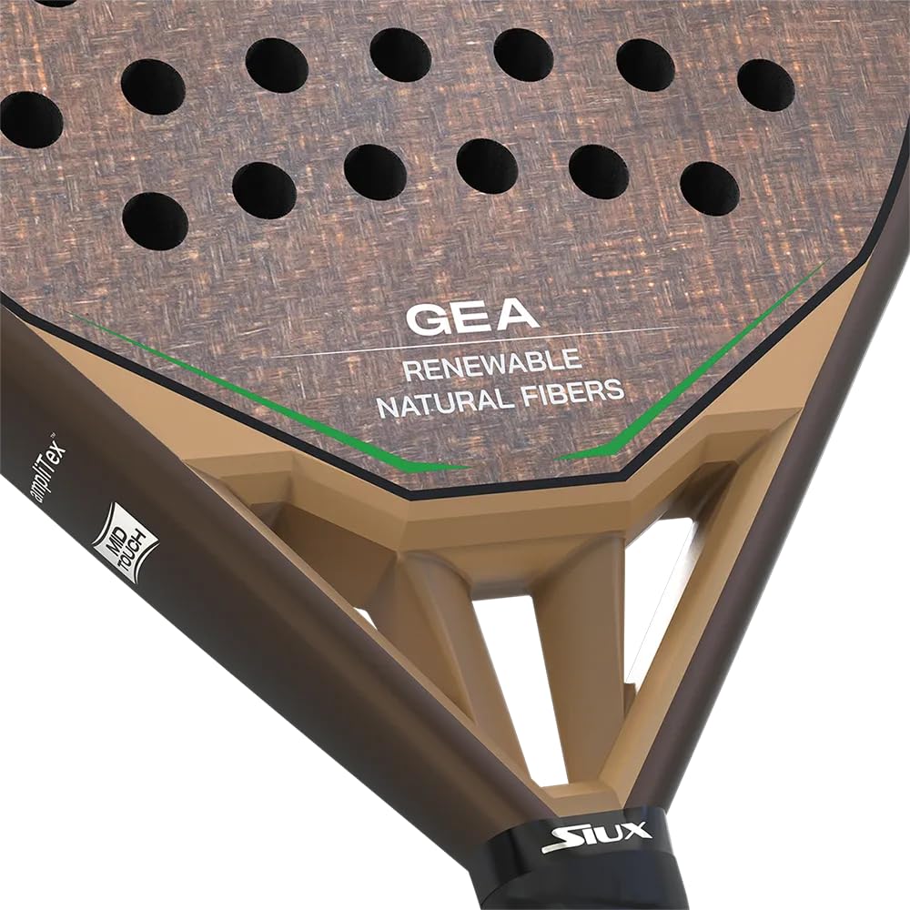 SIUX - GEA - Pala de Pádel - Hombre y Mujer - Fibras Naturales Renovables - Juego Equilibrado - Jugadores Intermedios y Avanzados - Colección 2025