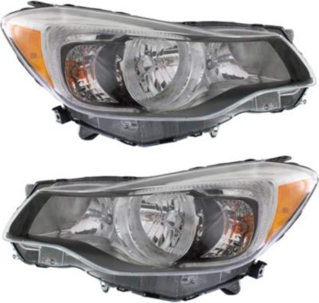 CarLights360: For 2012 2013 Subaru Impreza Headlight Assembly Passenger Side w/Bulbs Black Housing CAPA Certified For SU2503140