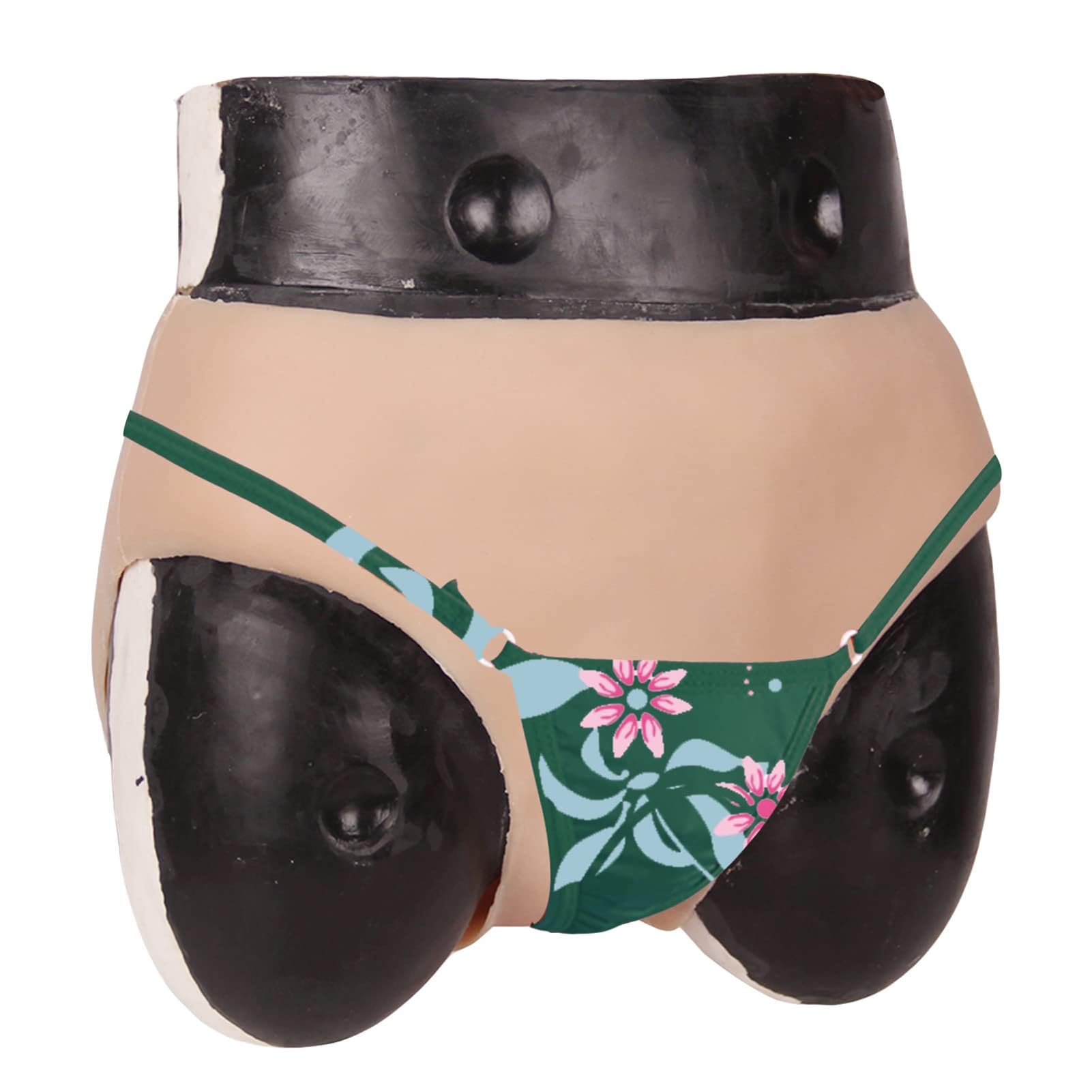 LXURYRealistic Silicone Panties Triangle Panty Sissy Briefs Crossdressing Underwear Butt Lifter for Transgender Drag Queen