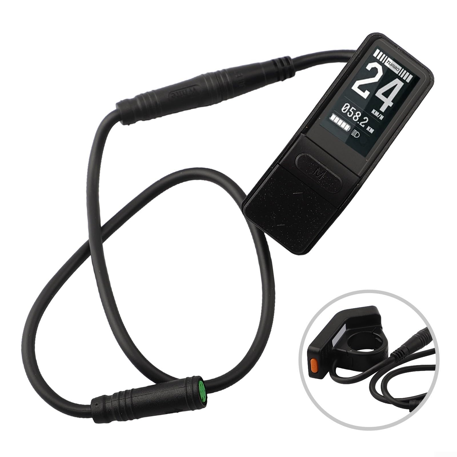 Écran LCD de vélo électrique SW102 pour moteur Bafang BBS01/BBS02 étanche