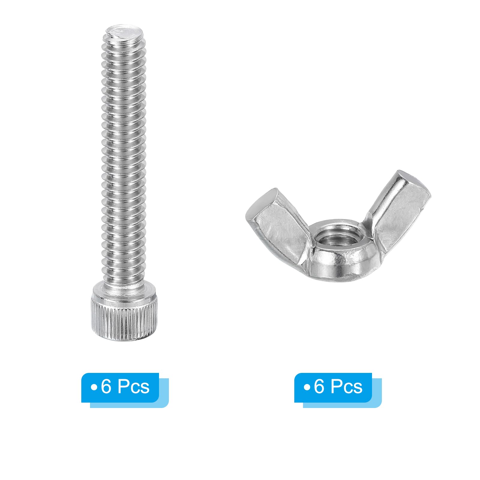 PATIKIL 1-1/2" Bat Pins, 6 Sets 304 Stainless Steel Pottery Pins Fits Any Standard Throwing Wheel Head Ceramic Bat - Image 3