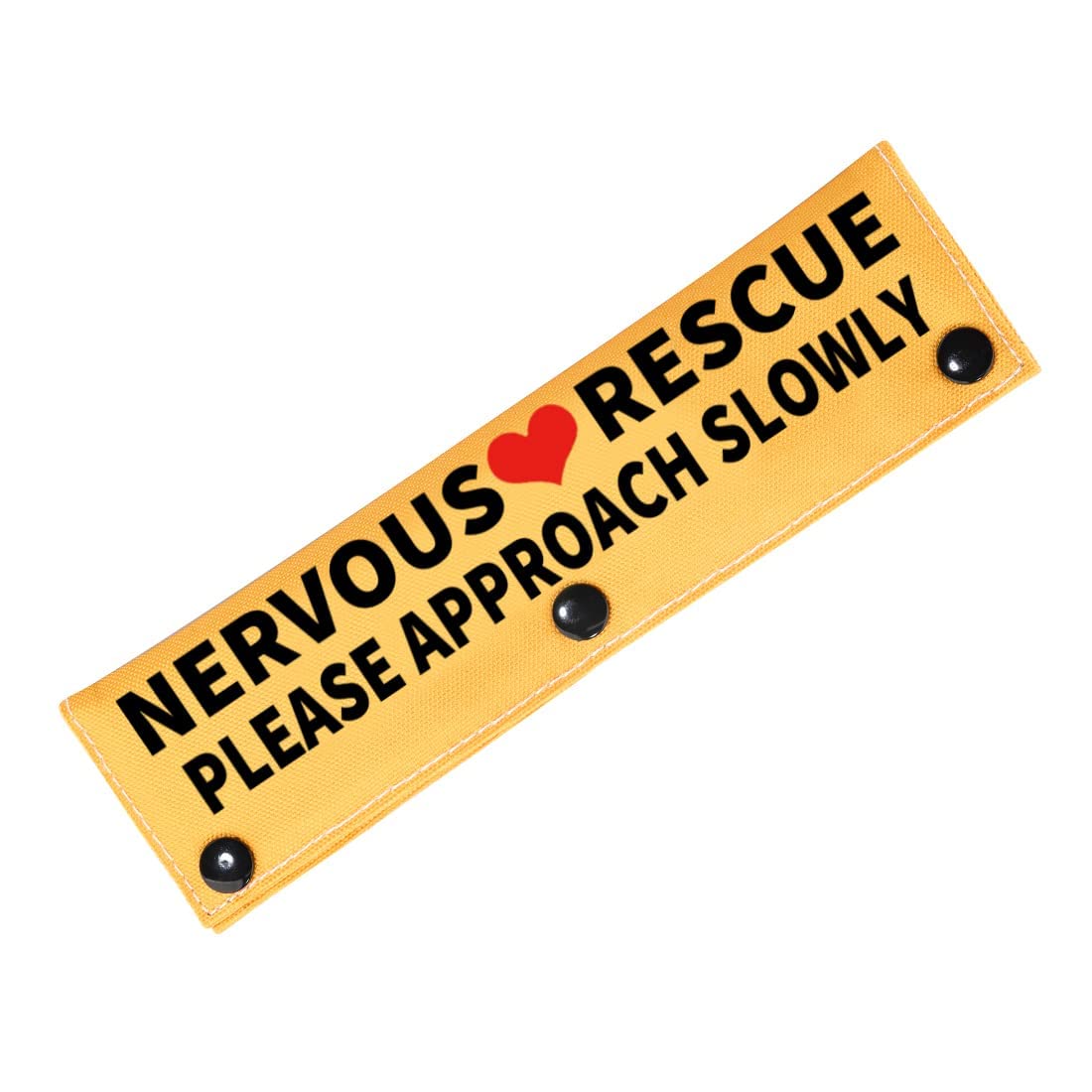 Anxious Dog Leash Wrap for Rescue and Nervous Dogs - Sleeve (Approach Slowly S)
