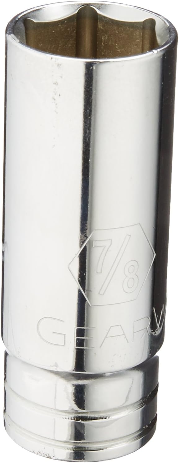 GEARWRENCH 1/2" Drive Deep SAE Socket 7/8", 6 Point - 80620