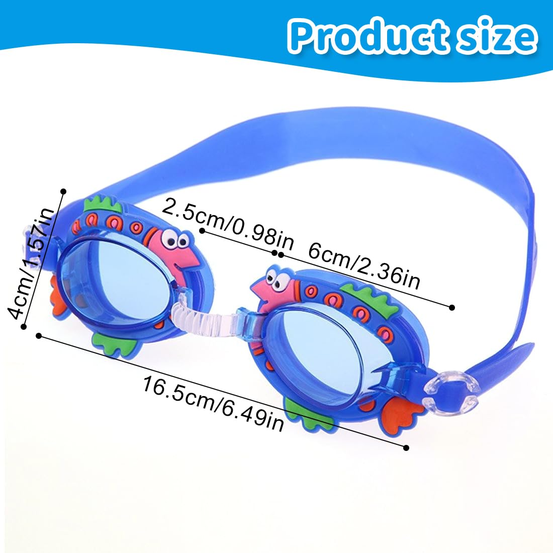 Lunettes De Natation Enfant LINE - Taille Unique, Protection Yeux, Coloris Aléatoire
